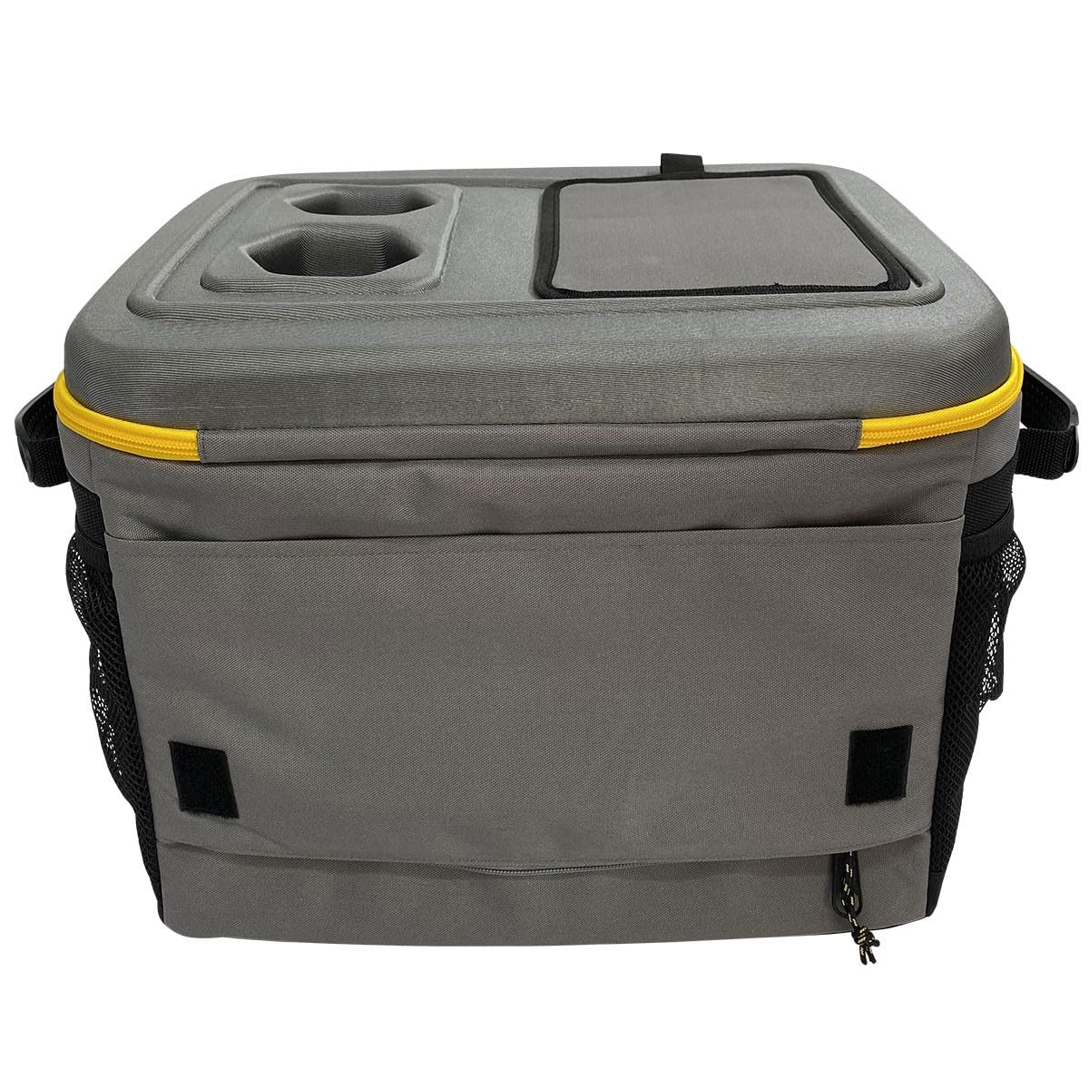 CAT Bolsa Nevera Isotérmica 35L - Nevera Portátil Familiar con Aislamiento Térmico - Forro de Aluminio con Portavasos Integrado - Correa Ajustable y Bolsillos con Cremallera - Poliéster Recubierto