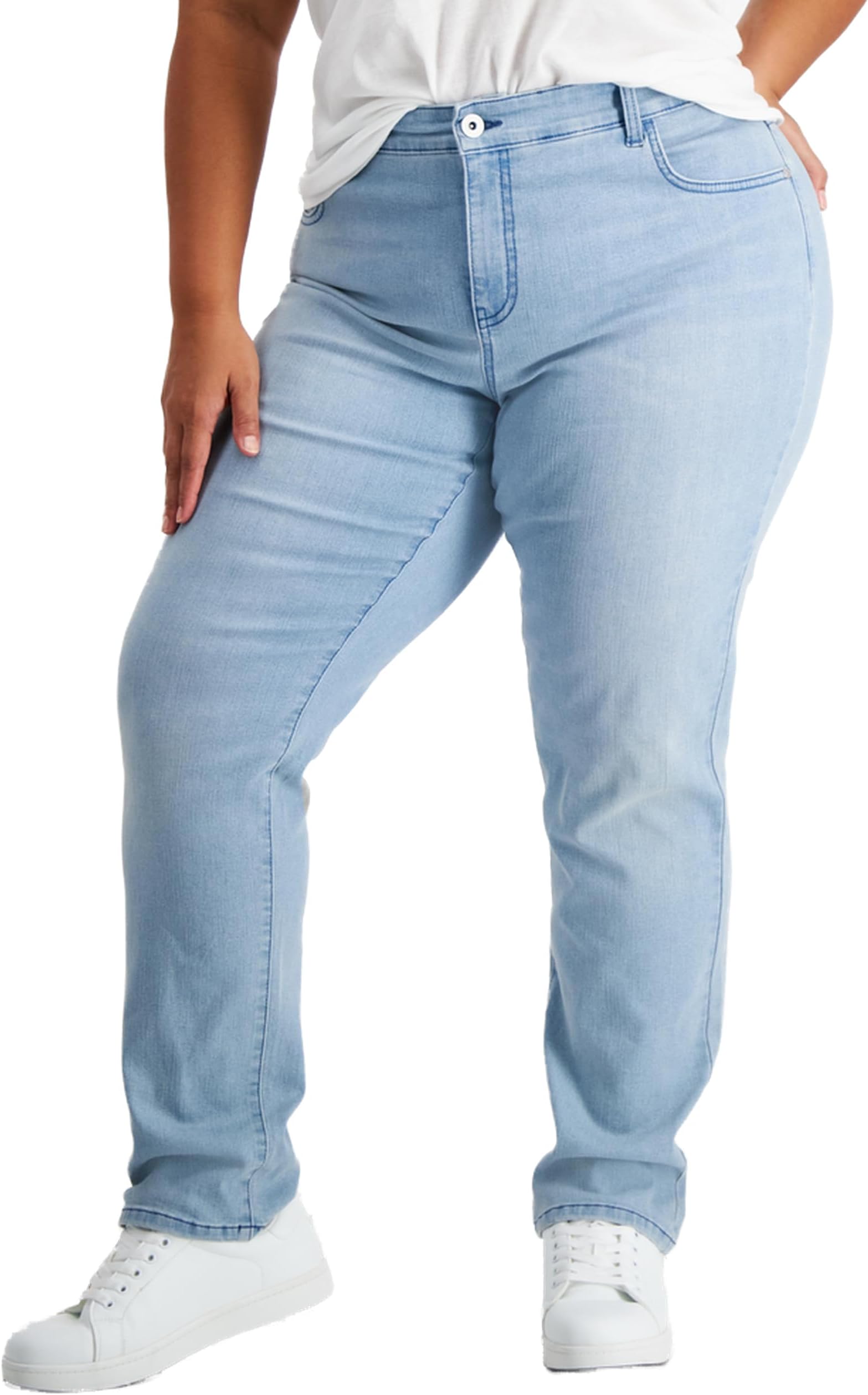 Plus Size Stretch Slim Leg Jeans