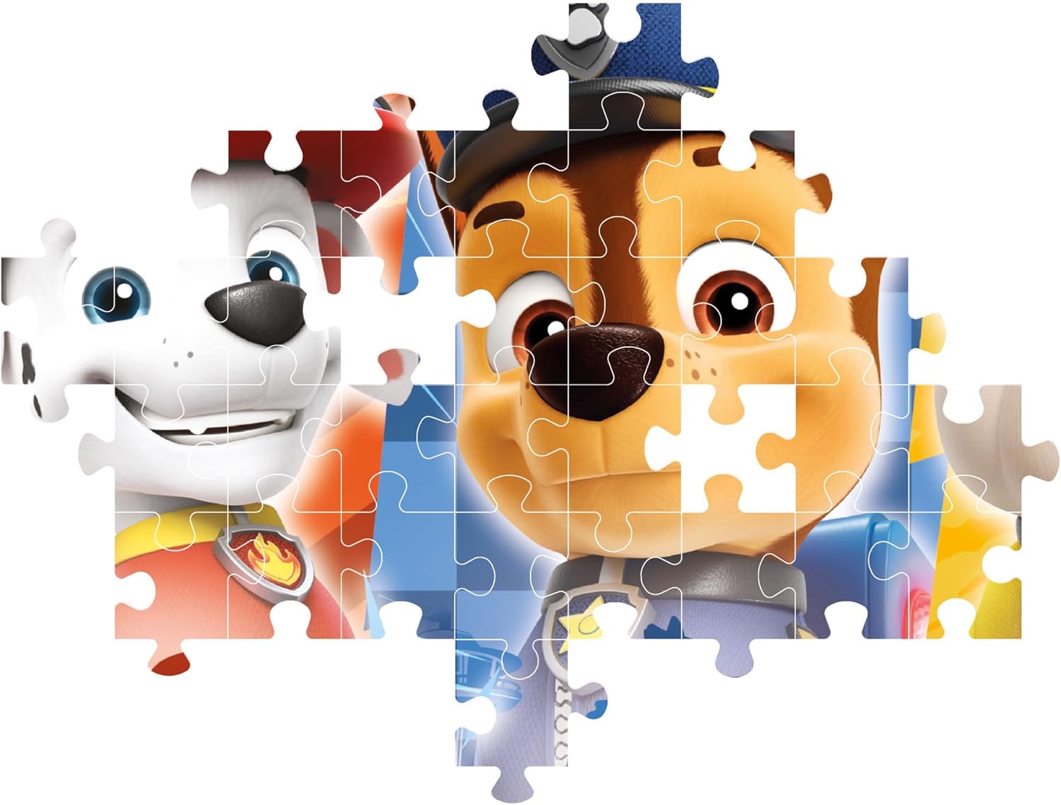 Clementoni - Paw Patrol Supercolor Patrol-104 Pieces Children 6 Years, Cartoon Jigsaw Puzzles, Made in Italy, Multicoloured, 25769
