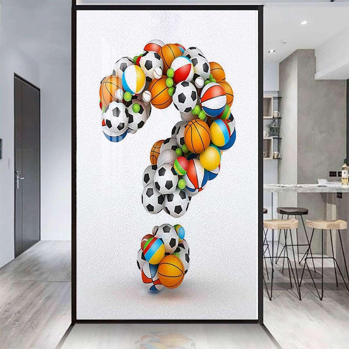 Red Yellow Stained Glass Window Film Privacy Garden Spring Branches Pattern Sticker for Bathroom Home Office Kitchen Living Room Front Door Flowers Graffiti 35.4Wx59L-inch