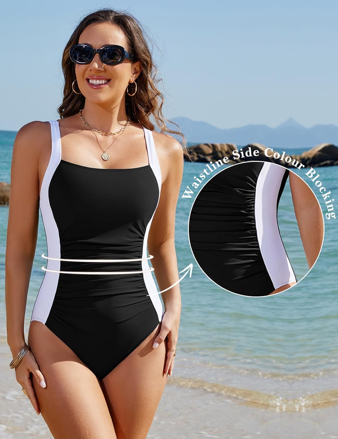 Maiô feminino com controle de barriga, sexy, push up, emagrecedor, com bloqueio de cor, maiô de praia em promoção! Veja a oferta e mais achadinhos de Moda praia 7 Hoje é o melhor dia para comprar Maiô feminino com controle de barriga, sexy, push up, emagrecedor, com bloqueio de cor, maiô de praia com aquele preço maroto! Promoção! Aproveite a oferta! 7