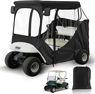 EZGO Driving Enclosure, Golf Cart Enclosure Suitable for 2 Passenger EZGO RXV & TXT