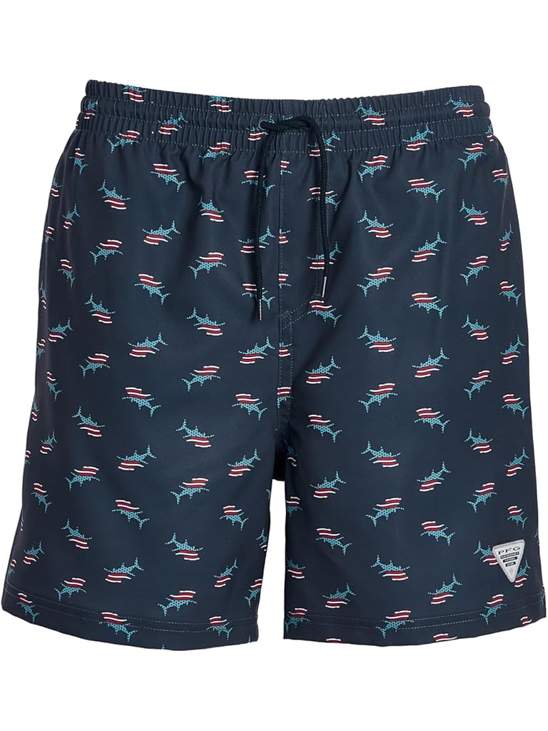 Blue Columbia PFG Rambler Water Shorts (Little Kid/Big Kid)