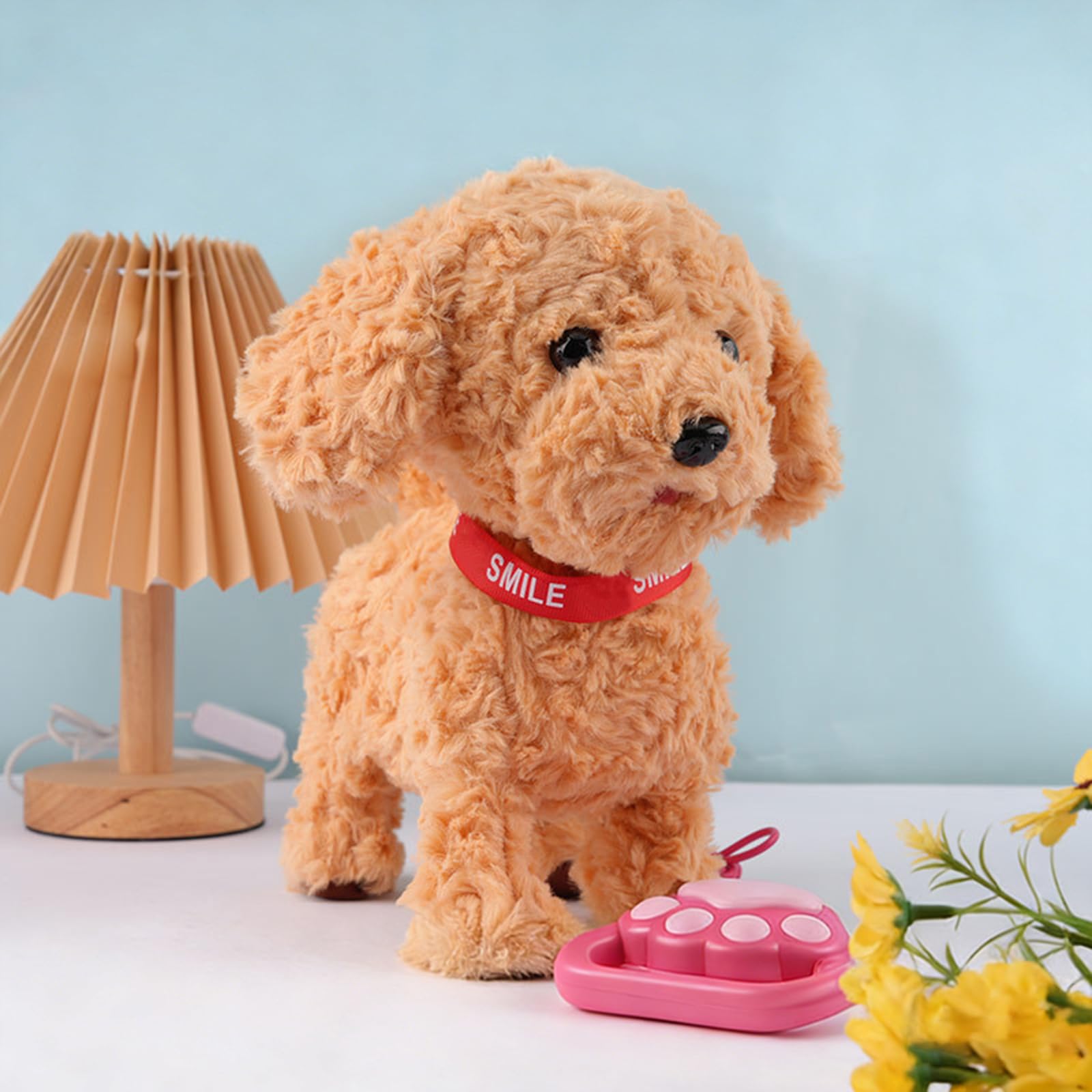 Generisch Robot di peluche portatile con superfici morbide, reagisce ai delicati suoni tattili, per un'esperienza interattiva realistica, giocattolo con motivi ripetuti
