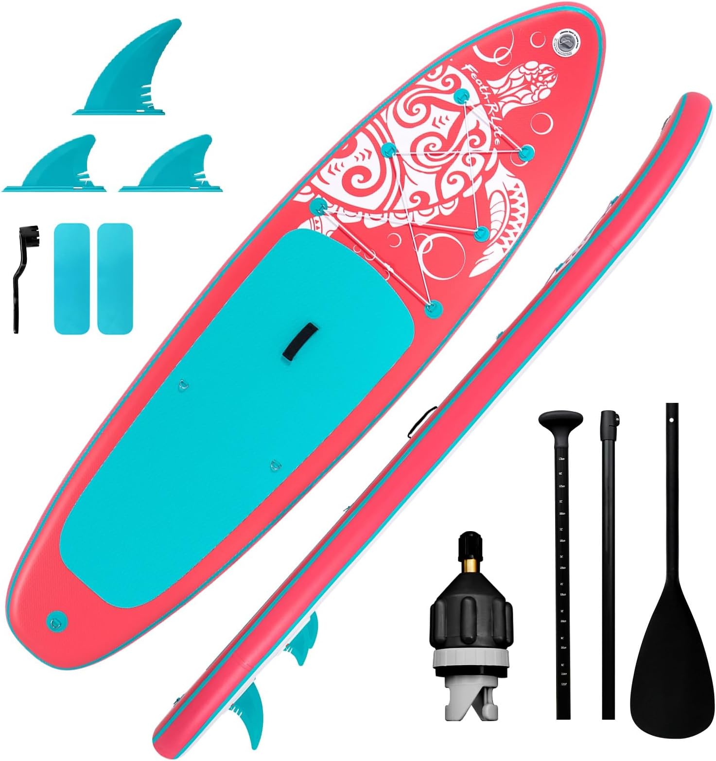FEATH-R-LITEStand Up Paddle Board Inflatable Paddle Board with Accessories for Adults