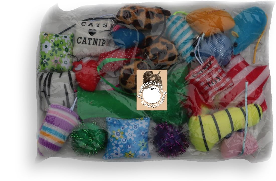 HDP Grab Bag Catnip 24 Pieces cat Toys Bag