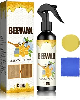 Natural Micro-Molecularized Beeswax Spray, Furniture Polish Beeswax Spray - Natural Micro-Molecularized Beeswax Spray, Beeswax Furniture Polish And Cleaner, For Furniture Floor 120ml (1PC)