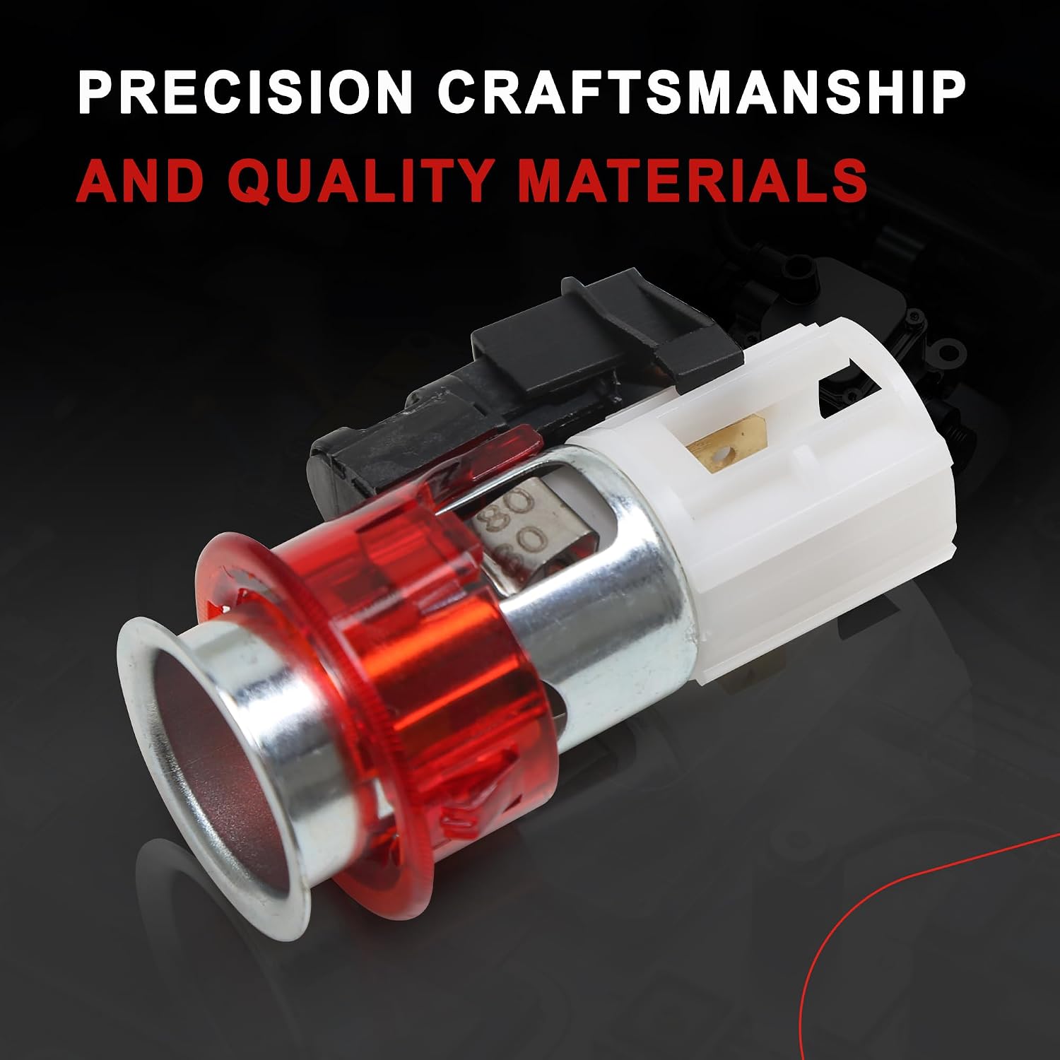 1J0919305 1J0919307 Cigarette Lighter Socket Plug Compatible with VW Golf Passat Tiguan Jetta polo Bora Touareg Touran