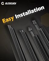 Vista 6 de Cinta de sellado para ventana, compatible con Toyota 4Runner de 4 puertas 1996-2002, juego de cinturón de sellado de moldura de ventana