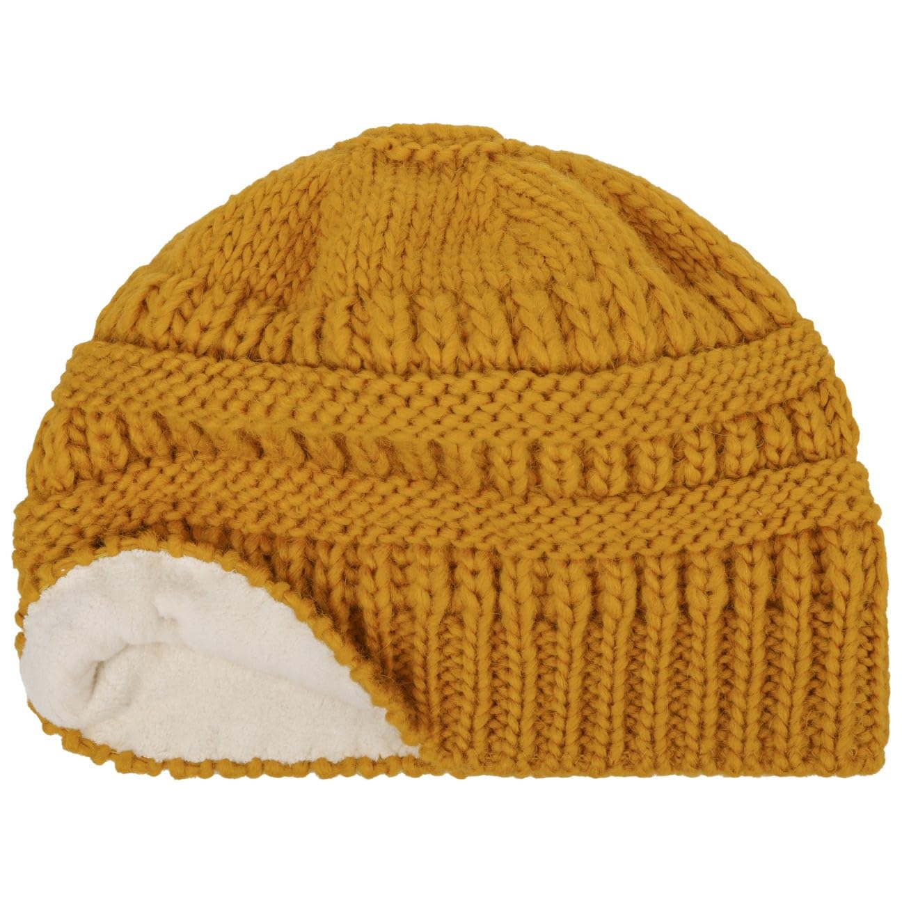 Lierys Gorro de Punto con Abertura para coleta Mujer Otono Invierno