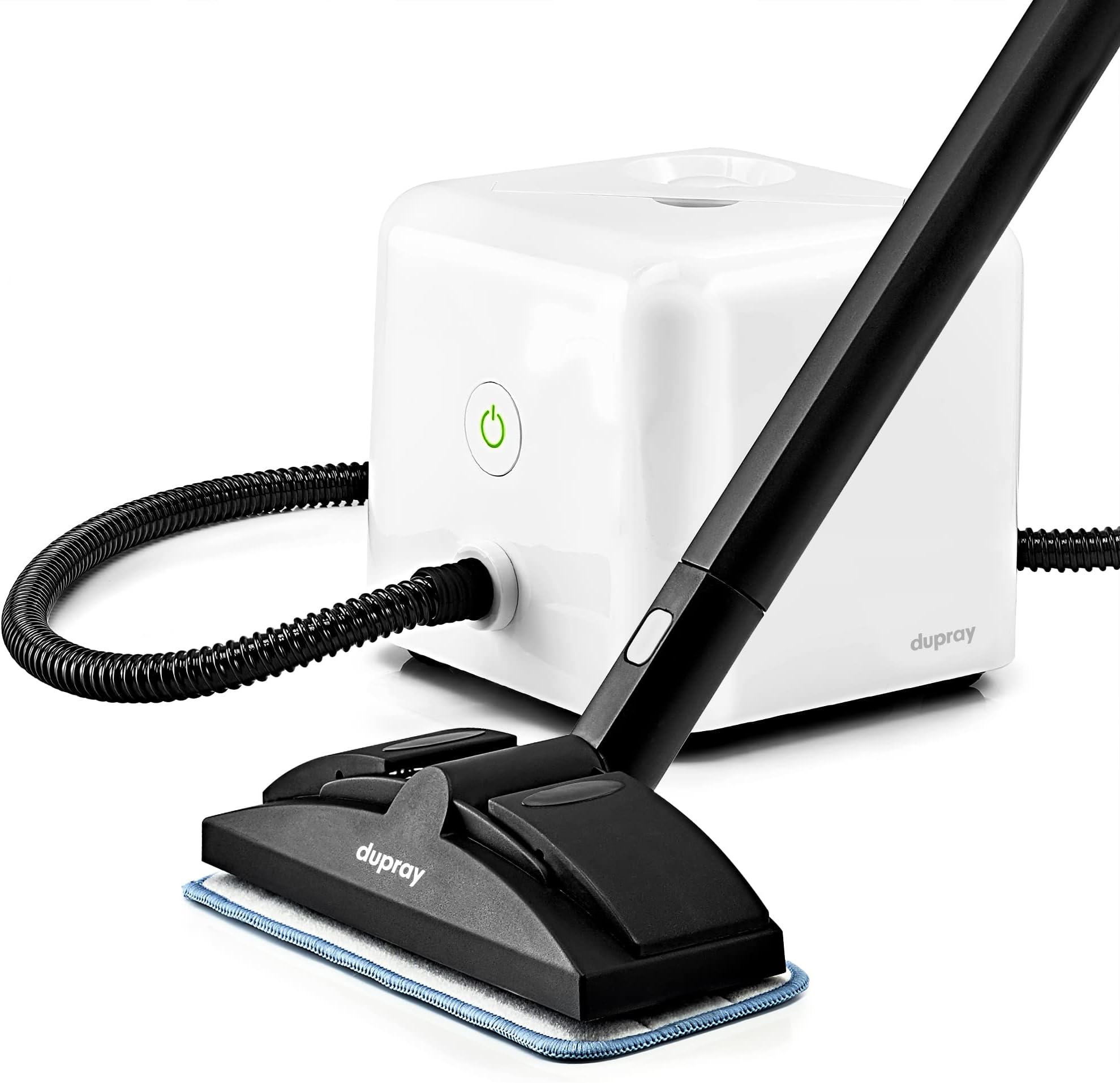 Certified Refurbished Dupray Neat Steam Cleaner with 17-Piece Kit – Versatile Chemical-Free Cleaning for Floors, Cars, Tiles, and More