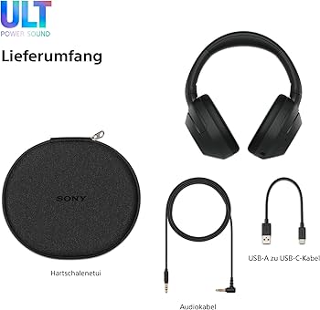 Sony ULT WEAR - Kabellose Kopfhörer mit Noise Cancelling, ULT