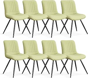 Amazon.com - choairy Dining Chairs Set of 8, Modern Dining Chairs with ...
