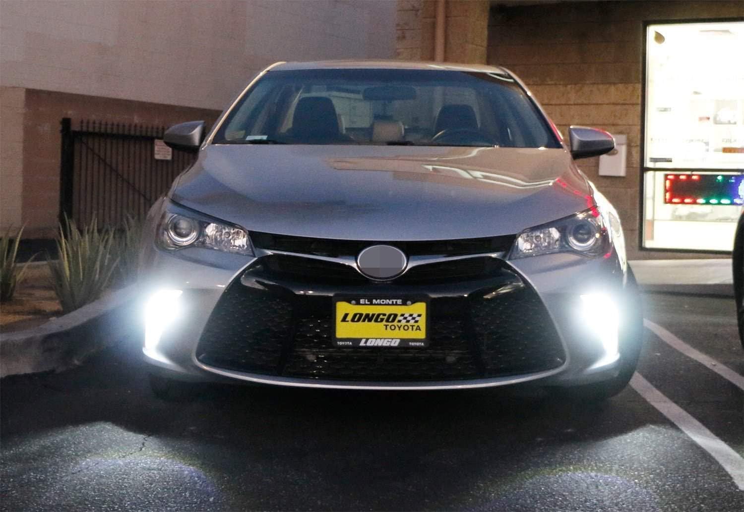 iJDMTOY (2) High Power 42-SMD LED Daytime Running Lights/Turn Signal Lights Conversion Kit Compatible With 2015-2017 Toyota Camry LE SE or Special Edition