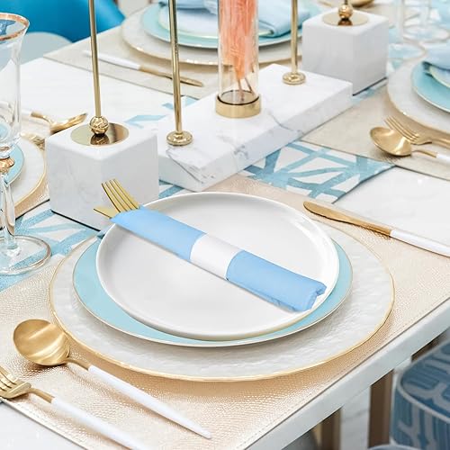 Vista 67 de Germiwipe Servilleteros del Día de San Patricio, servilleteros de papel autoadhesivos, bandas de cubiertos (verde Huntre-500 piezas)