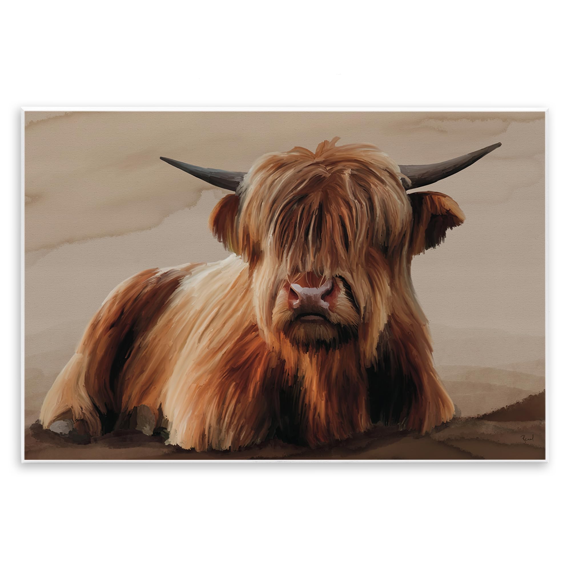 Stupell Industries 'Got My Hair Done Cattle', Wall Plaque Art, 15 x 10