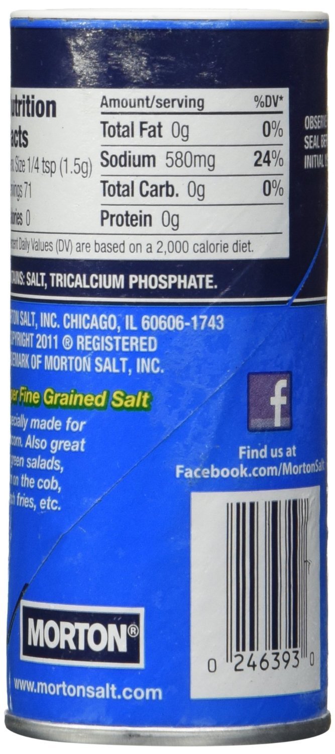 Buy Morton Popcorn Salt 3.75 oz Pack of 2 at Ubuy Jordan