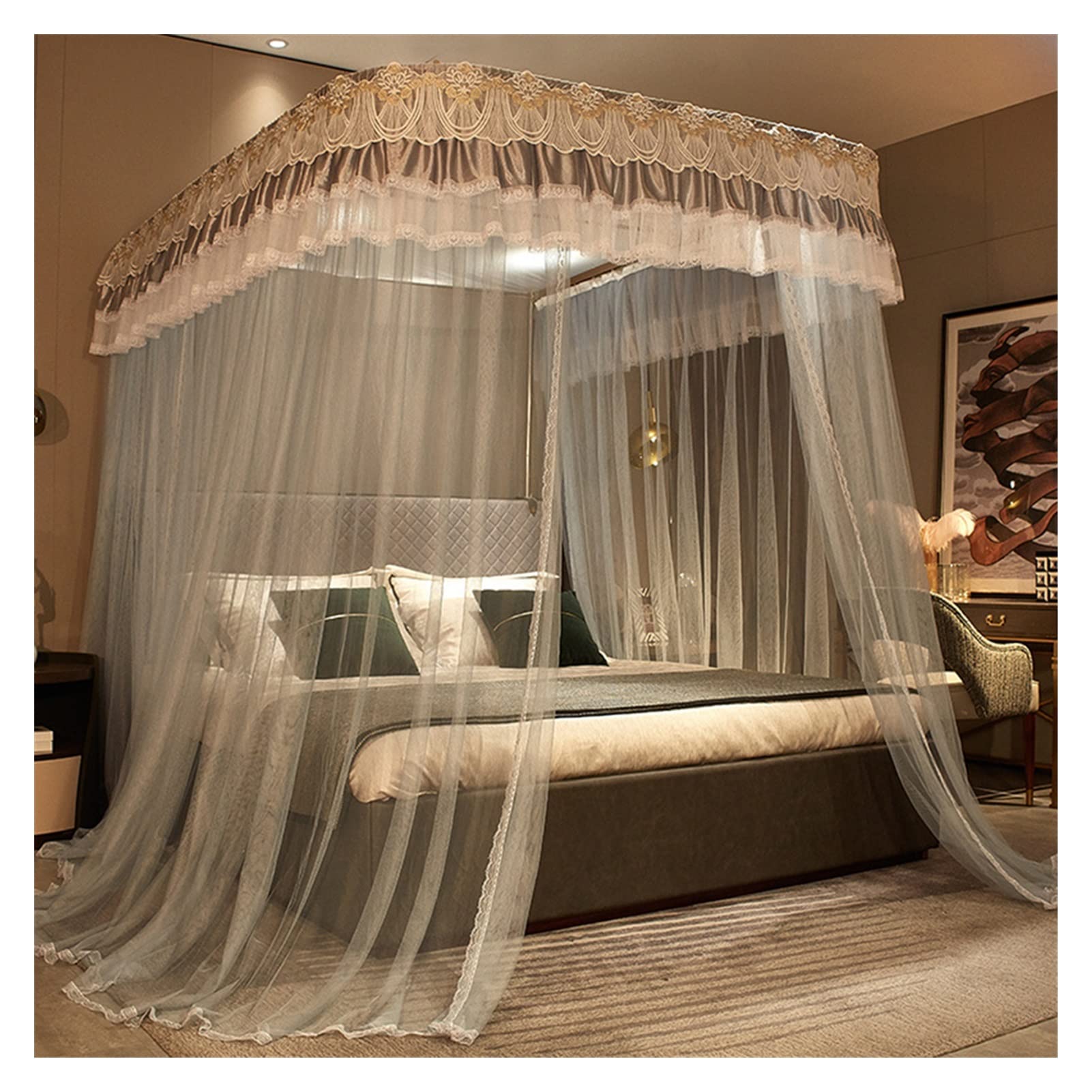 CQAHDSEVF Polyester Mosquito Net Canopy