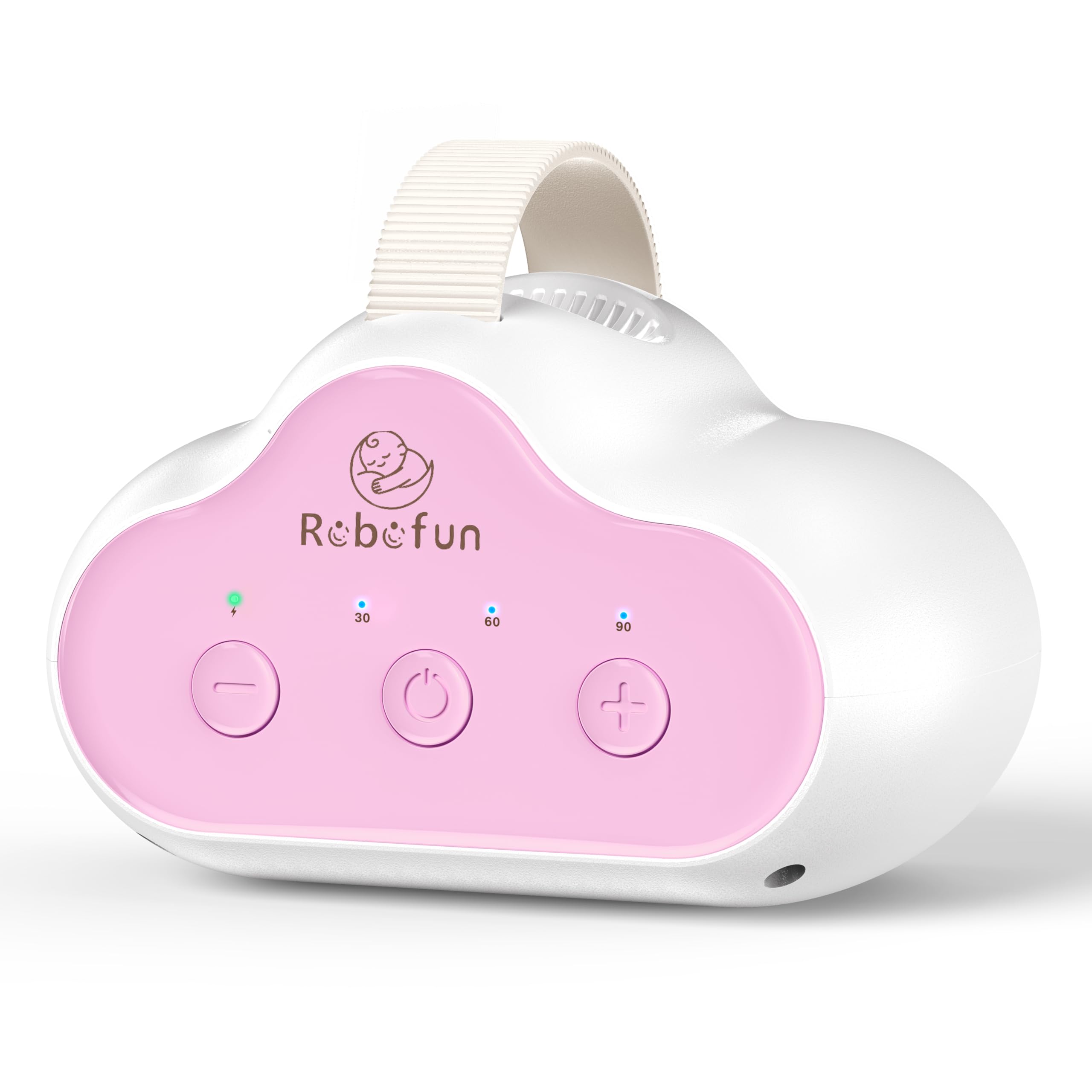 Robofun Baby Rocker, Columpio Para Cochecito De bebé, Ayuda Para Dormir Para Bebés, Temporizador De 30-60-90 Minutos, USB-C Recargable, 3 Niveles De Intensidad – Se Adapta A Todos Los Cochecitos — view 10