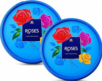 Roses Chocolate Tub Pack of 2 x 475g Assorted Milk Chocolates Sharing Box