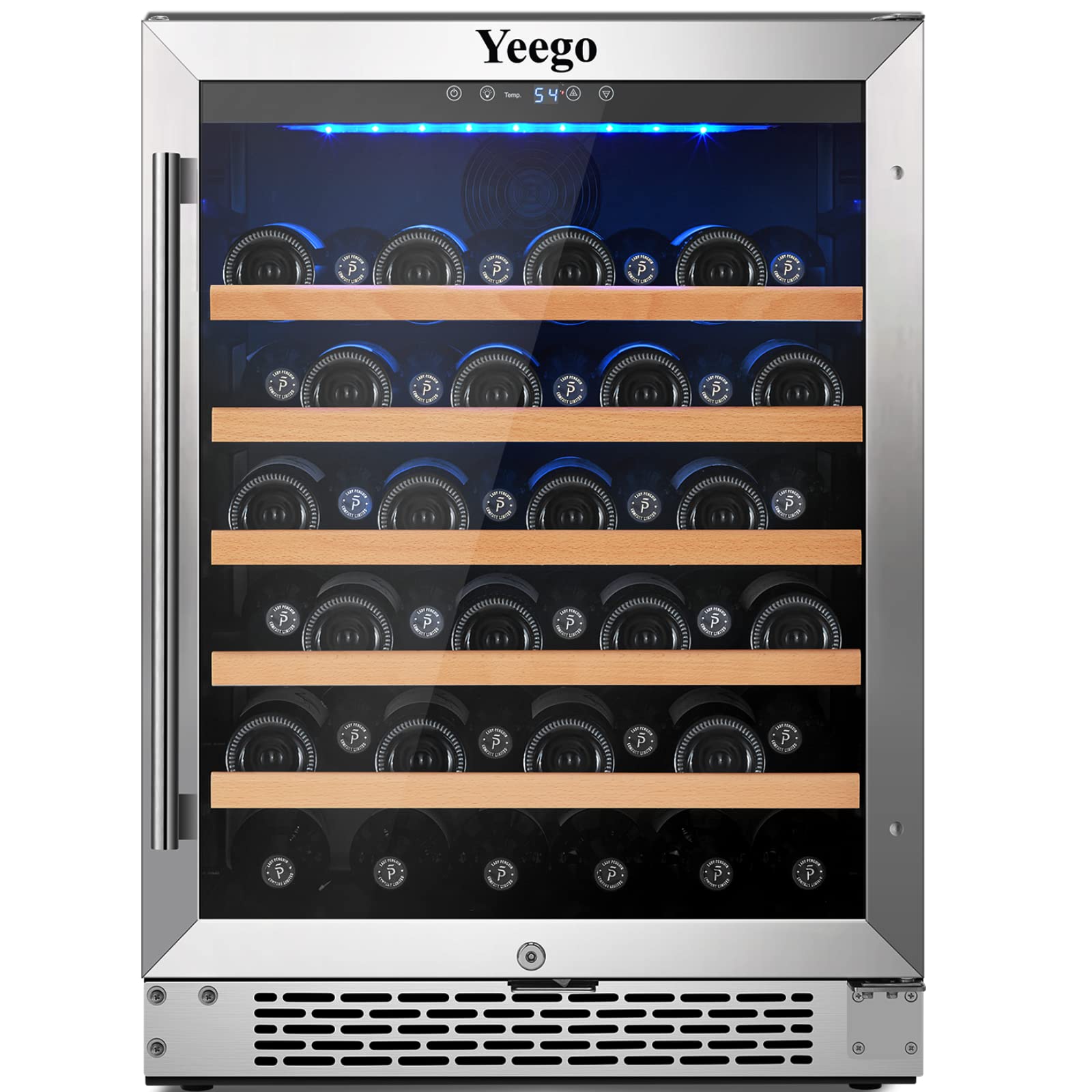 Buy 24 Inch Wine Cooler, 46 Bottles Wine Fridge Refrigerator Built in