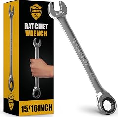 TOOLGUARDS Ratcheting Wrench - Slim Profile - Ratchet Wrench, 15/16" Wrench Set
