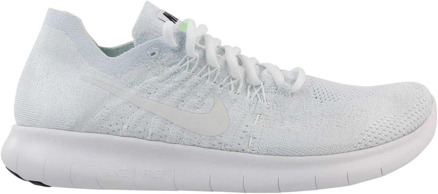 Nike Men's Free RN Flyknit 2017 Running Shoe Light Carbon/Obsidian White/Pure Platinum 9.5 D(M) US