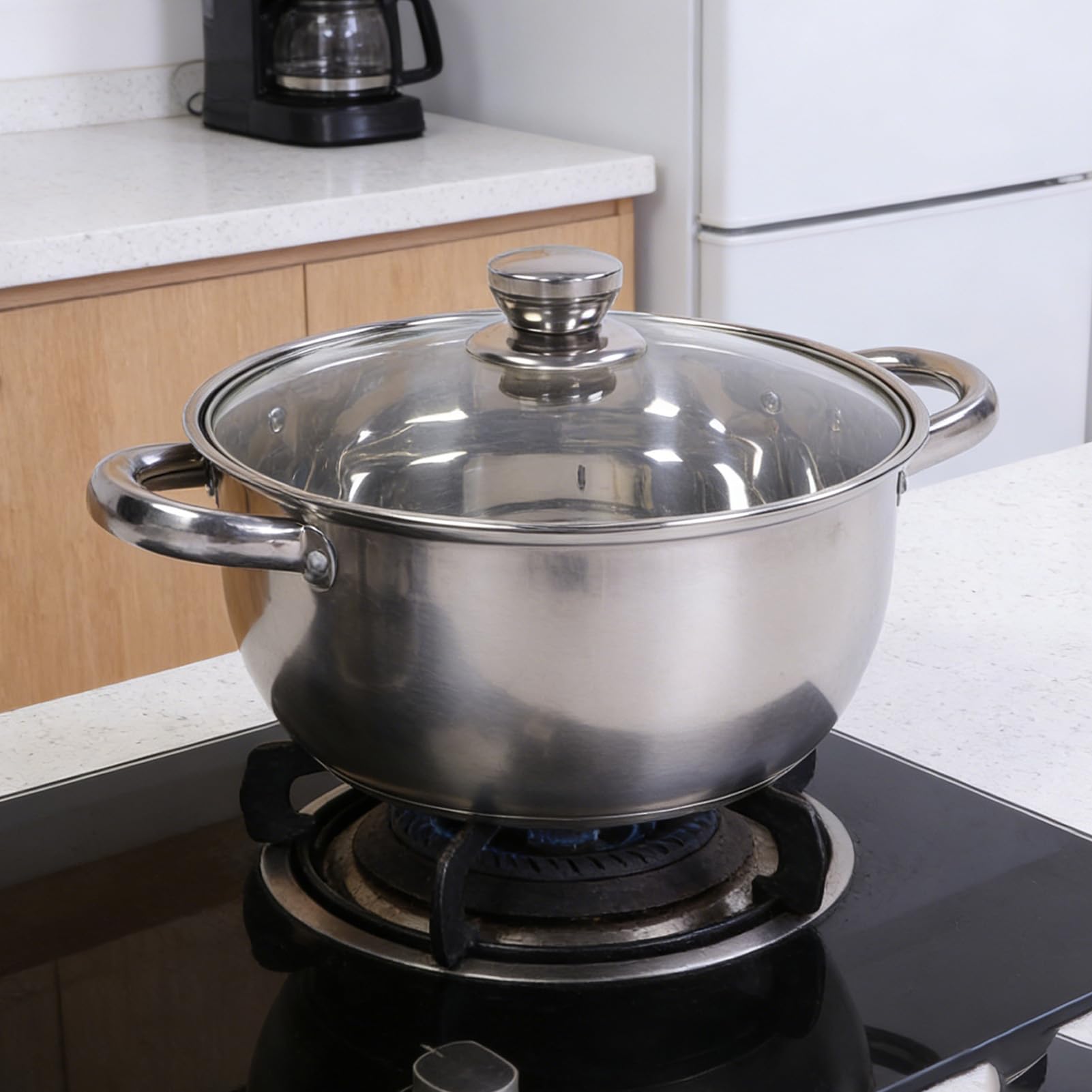 Juego de Utensilios de Cocina de Acero Inoxidable de 15 Piezas, Moderno, Fuerte y Cómodo Agarre para Cocineros Principiantes y Experimentados Juego de Utensilios de Cocina de Acero Inoxidable
