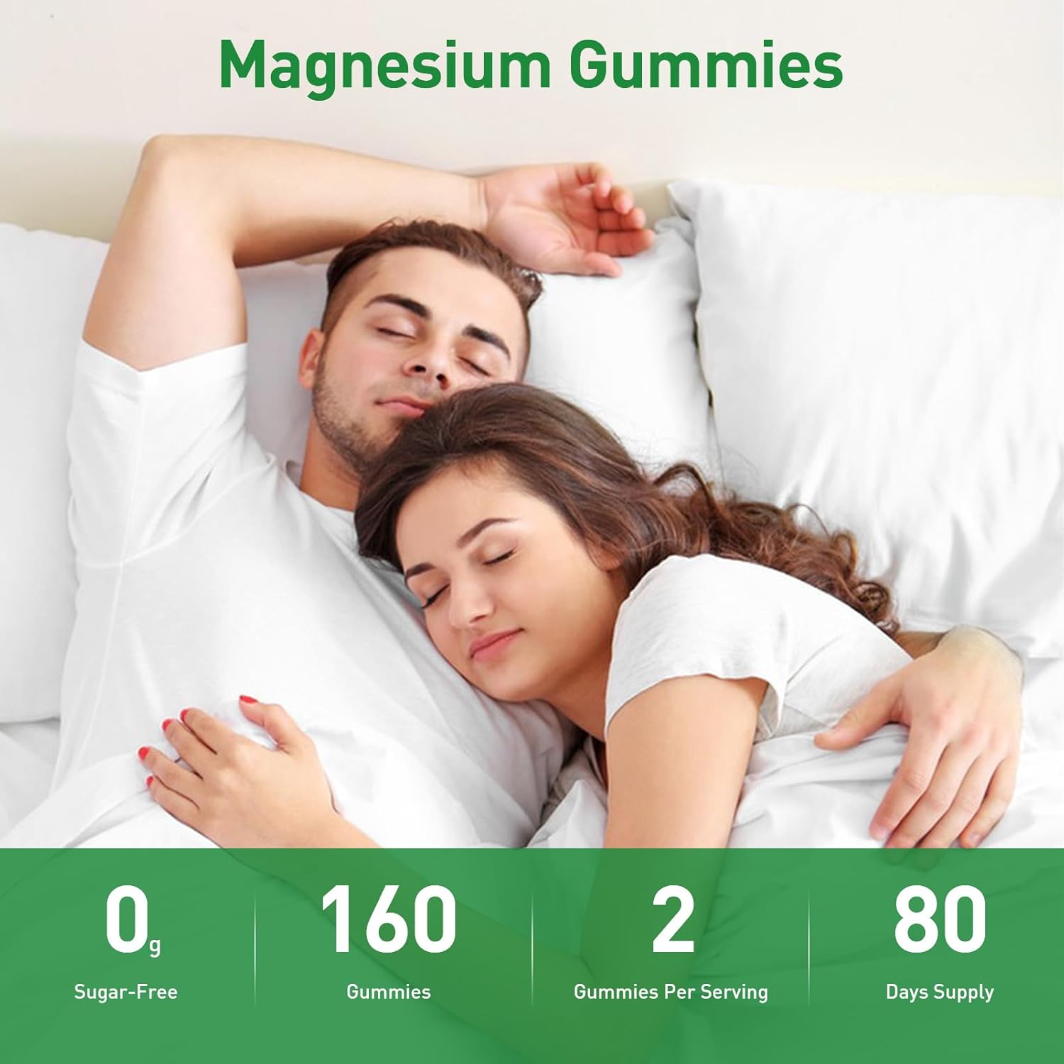 2 Packs Magnesium Glycinate Gummies