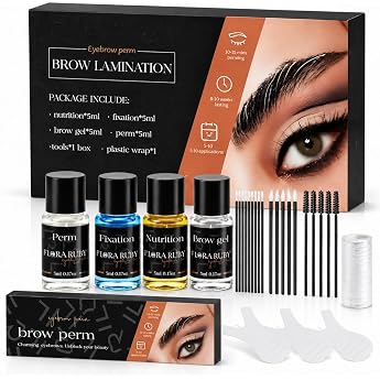 Professional Brow Lifting Set for Eyebrow Lamination - Complete Eyebrow Lifting Kit for Dense Brows - Easy to Use for Salon and Home Use