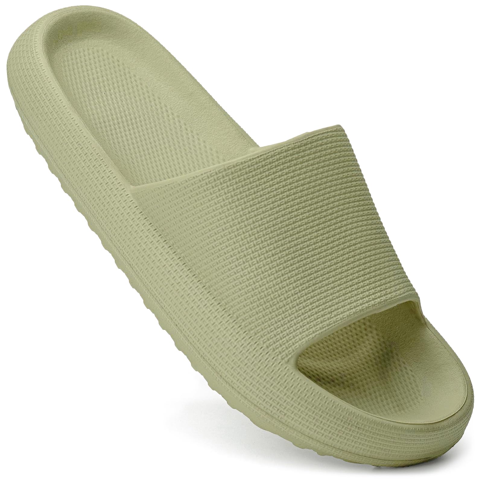 Shower Shoes Men & Women Non Slip, Supper Soft Open Toe House Slippers Shower Sandals, Bedroom Slippers for Women and Men