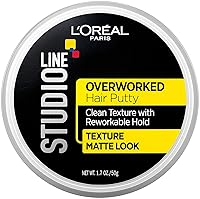 Vista 7 de L'Oreal Paris Studio Line Masilla para el cabello con exceso de trabajo, 1.7 onzas (Paquete de 5)