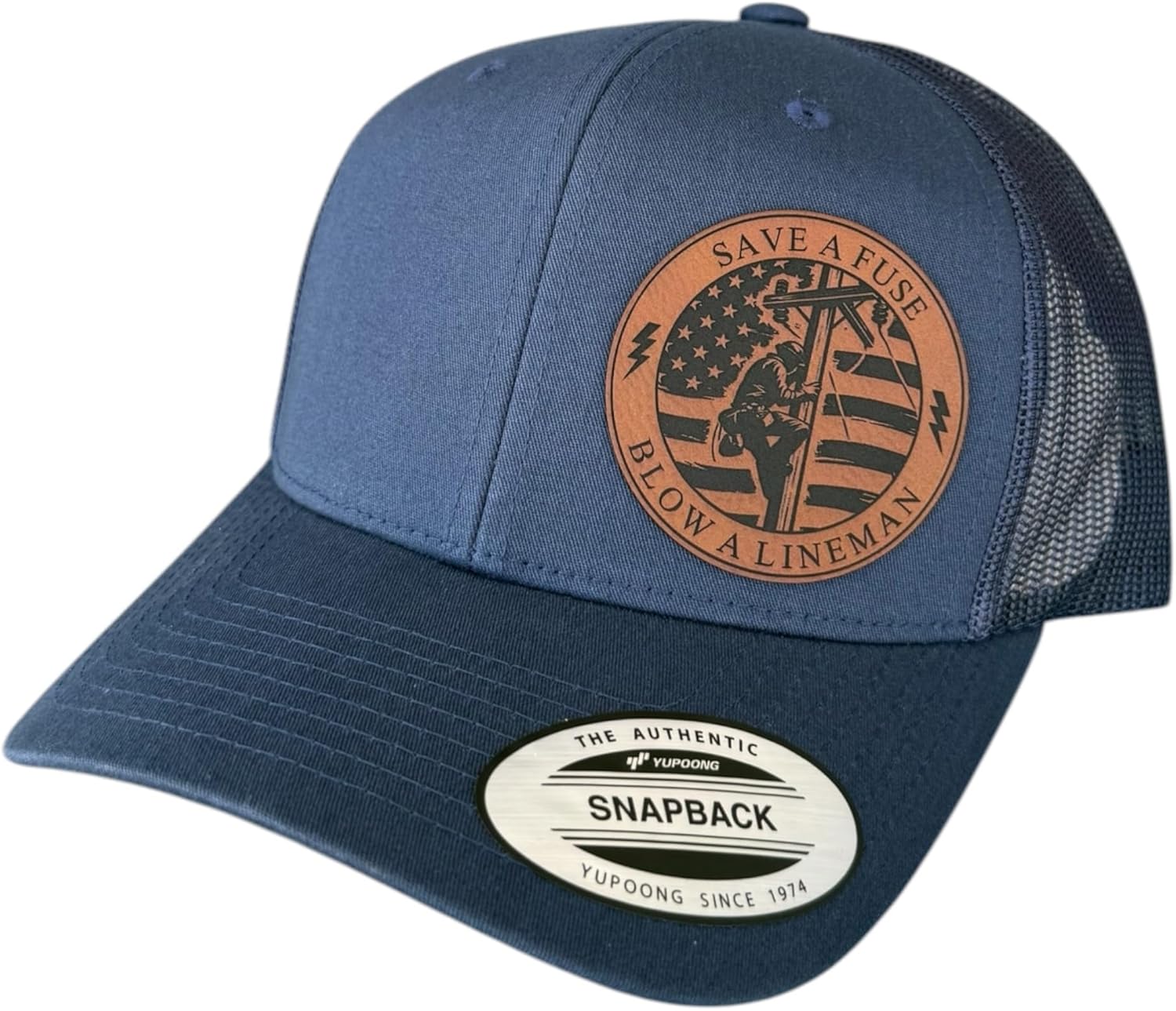 BUBBLEHEAD INK Lineman Gifts for Men, Lineman Hats for Men, Lineman Apparel, Power Lineman Gifts for Dad, Birthday