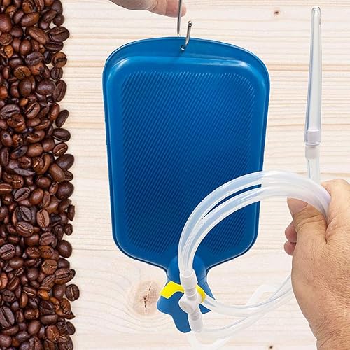 Miniatura 4 de Kit de enema – Bolsa de enema de 2L – Manguera de silicona de 5.0 pies de largo – 5 puntas reutilizables de varios tamaños – Flujo de agua