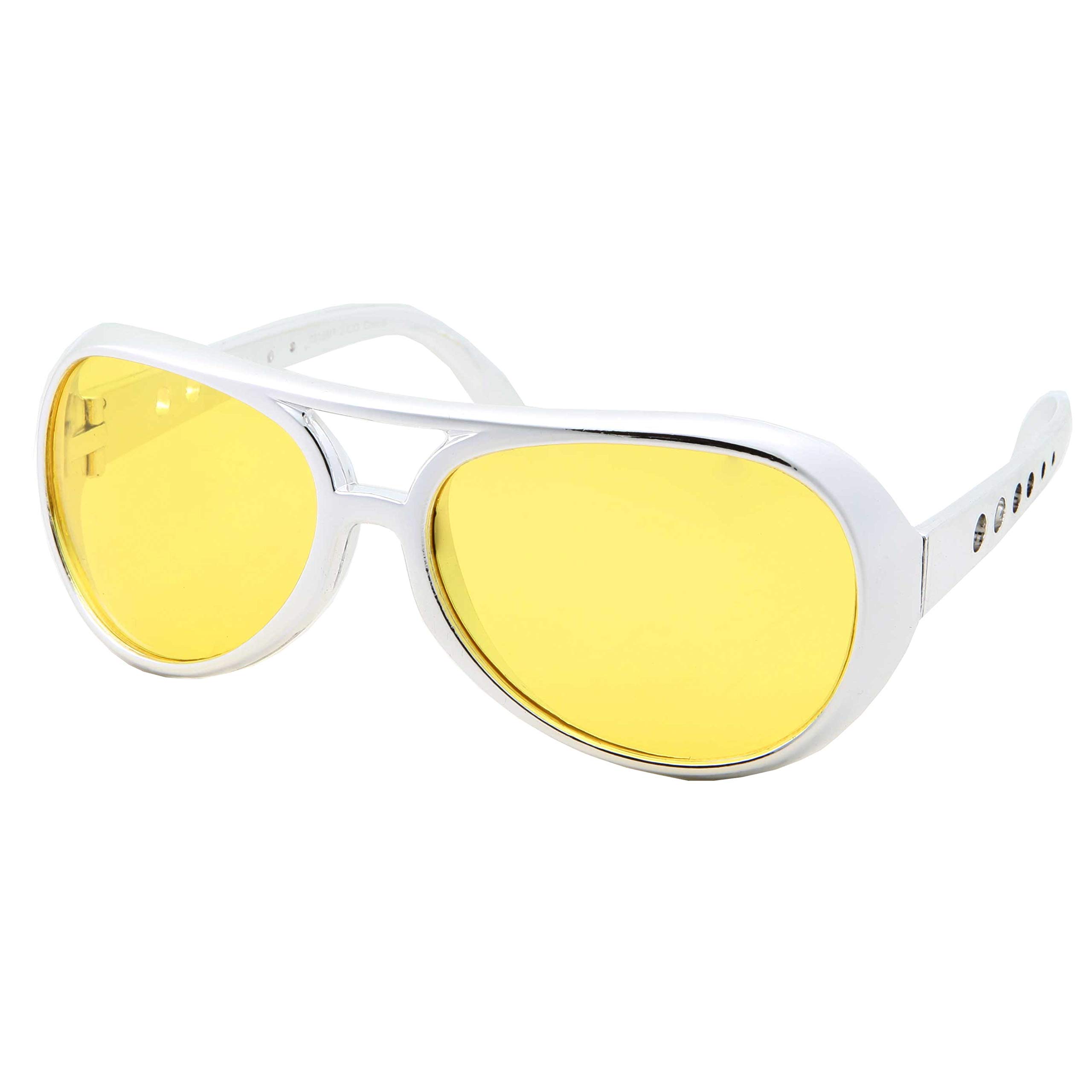 50s 60s Rock Star Sunglasses Elvis Style Glasses Mens Costume