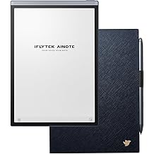 iflytek AINOTE Air 2 Bundle,8.2-inch AI Note Taking Tablet Writing Tablet with Blue Folio Case,Voice-to-Text Transcription, Multi-Languages Chatgpt Support,for Meeting/Learning/Reading