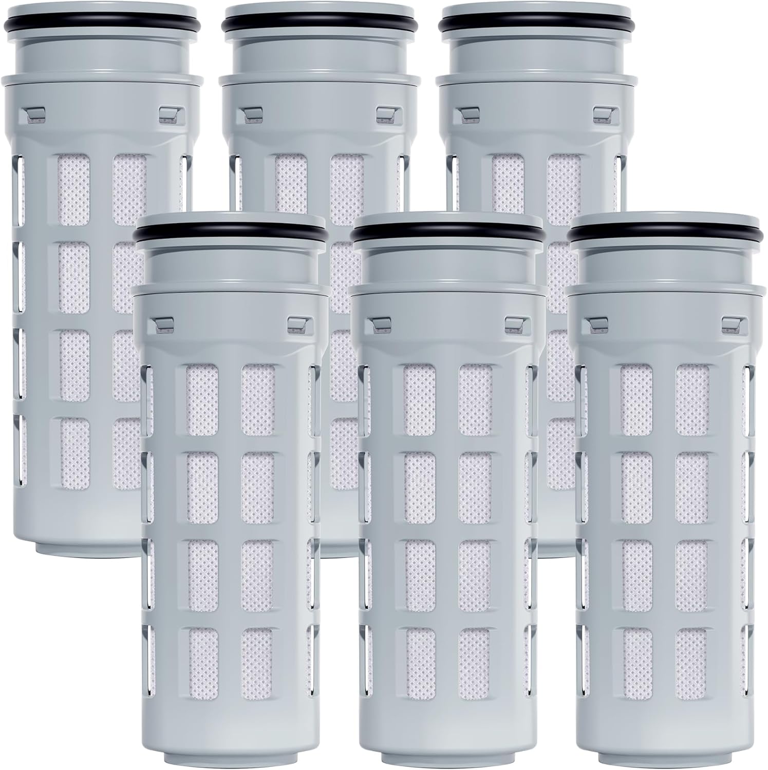 Waterdrop Replacement for Brita® Stream Pitcher Water Filter, Brita® OB05 Filter Pitchers and Dispensers, Pour Through Filters, Upgraded 7-stage Filters, Lasts 2 Months, Pack of 6