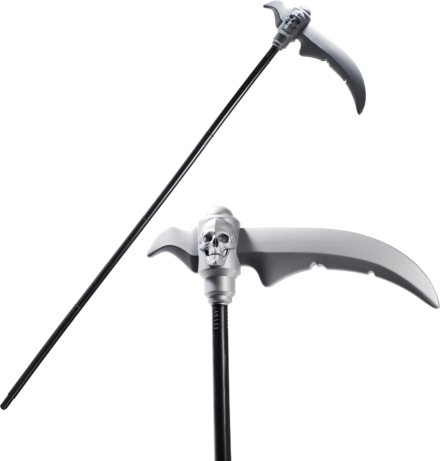 Spooktacular Creations Halloween Scythe Grim Reaper Costume,Grim Reaper Weapon,Halloween Party Accessories for Halloween Themed Parties, Costume Parties, Photo Booth, Halloween Decorations