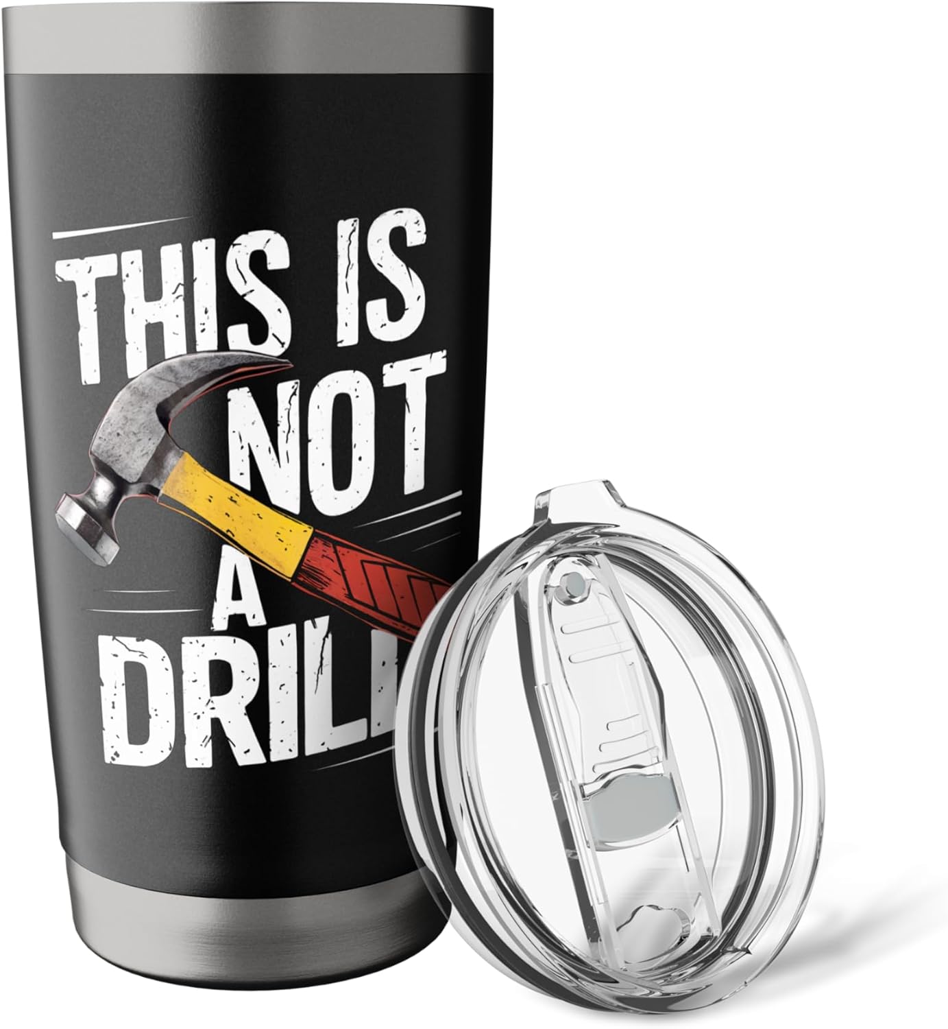 This is Not A Drill Tumbler Cup Handyman Travel Coffee Mug Stainless Steel Insulated Tumbler - Image 5