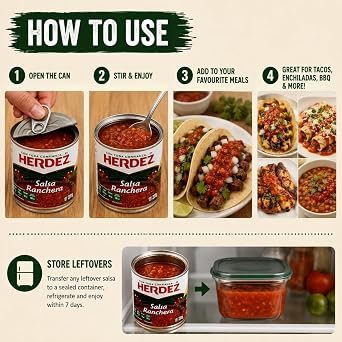 Herdez Ranchera Salsa 220g (Pack of 3)