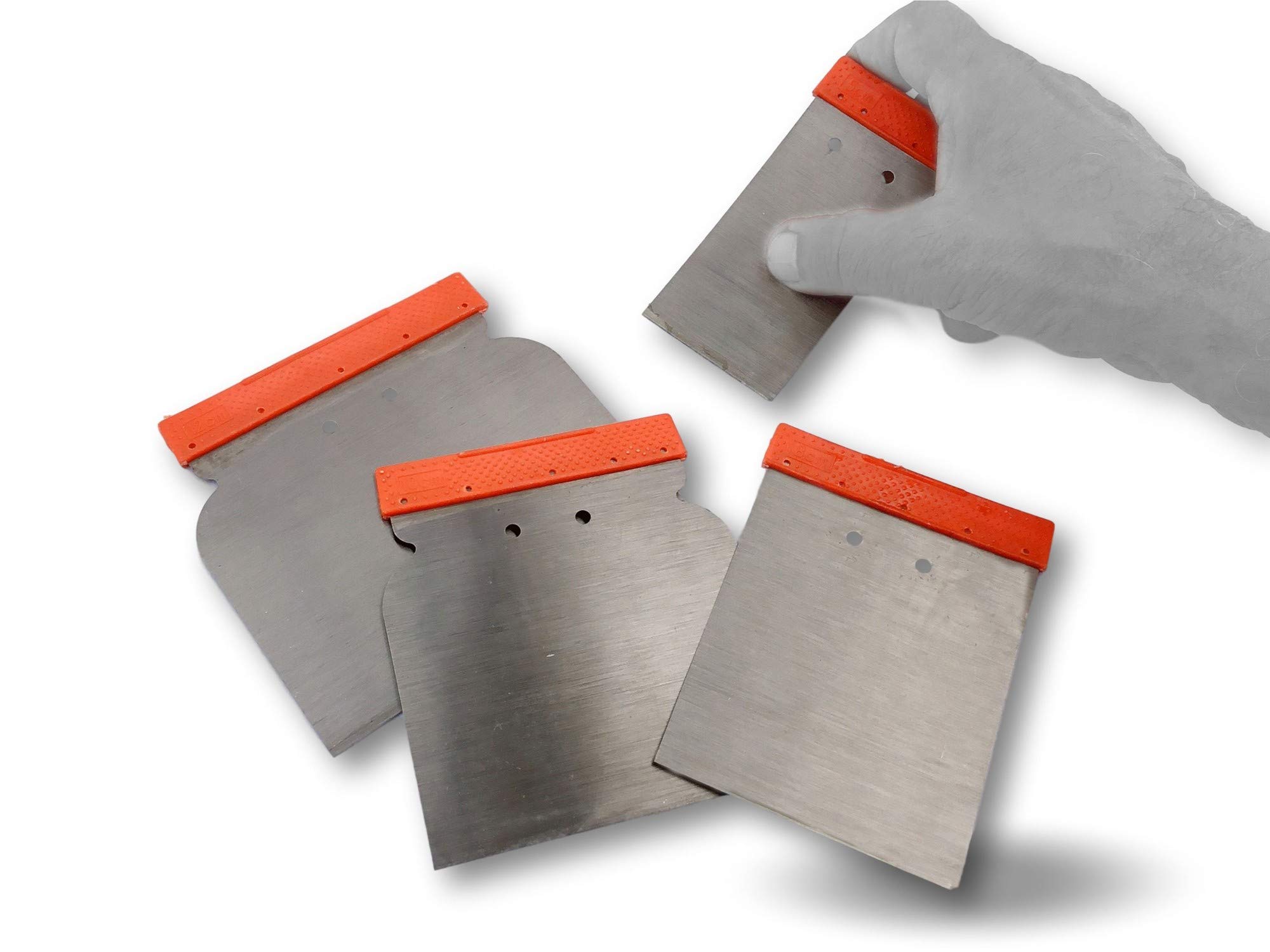 Kibros Trousse 4 couteaux carrossier spatules japonaises mastic enduit