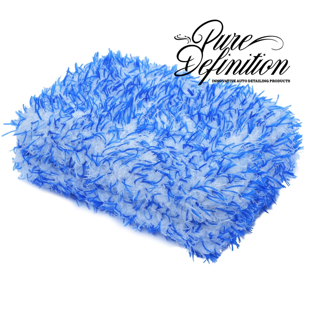 Car Cleaning Microfibre Wash Pad Sponge Luxury Washing Auto Detailing Pure Definition