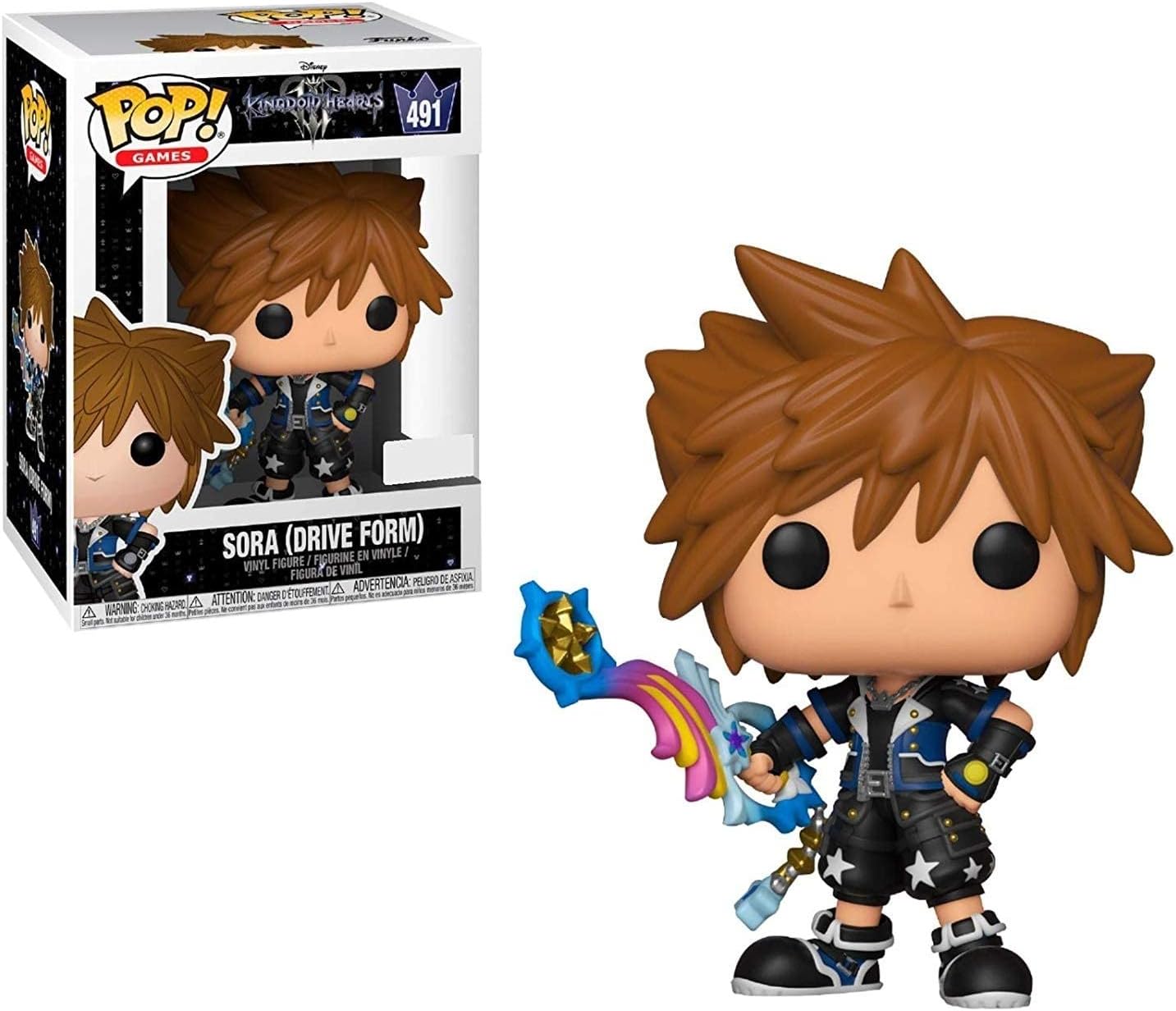 Funko - Disney Kingdom Hearts 3-Sora (Drive Form) Figurine, Multicoloured, 34060
