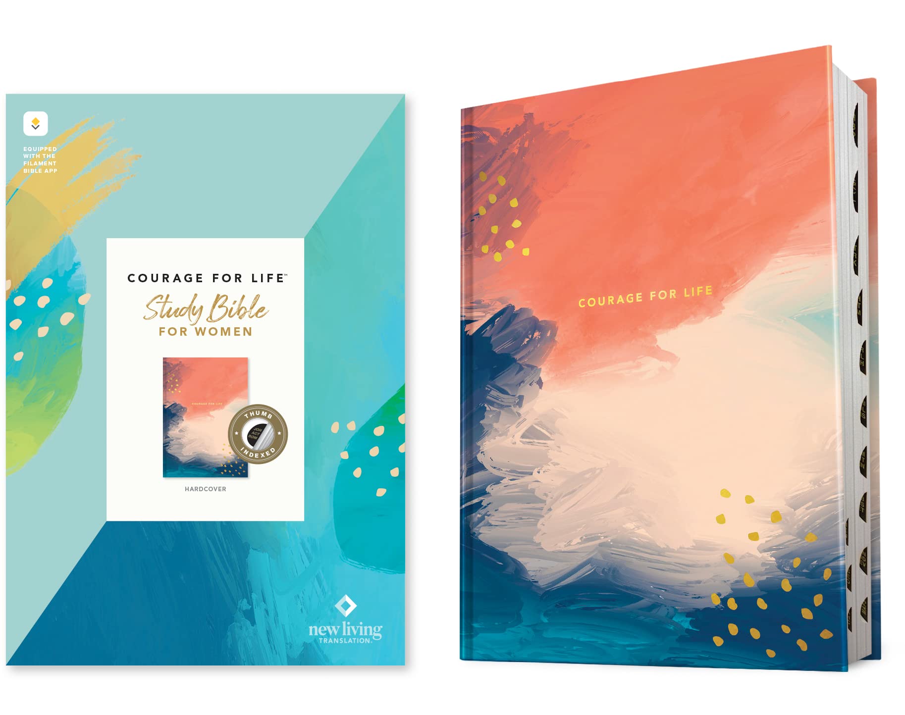NLT Courage for Life Study Bible for Women, Filament-Enabled Edition (Hardcover