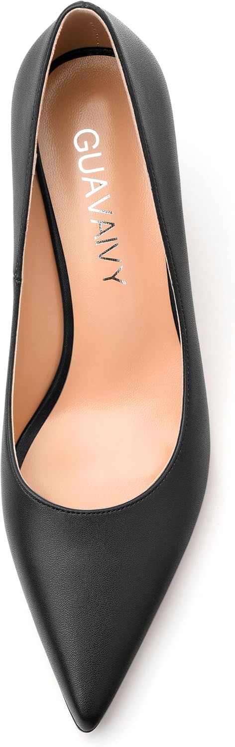 Women's Pumps, Pointed Closed Toe Mid Heel, Fashion Solid Matte Daily Working Party Shoes for Women 2.5Inch - Image 3