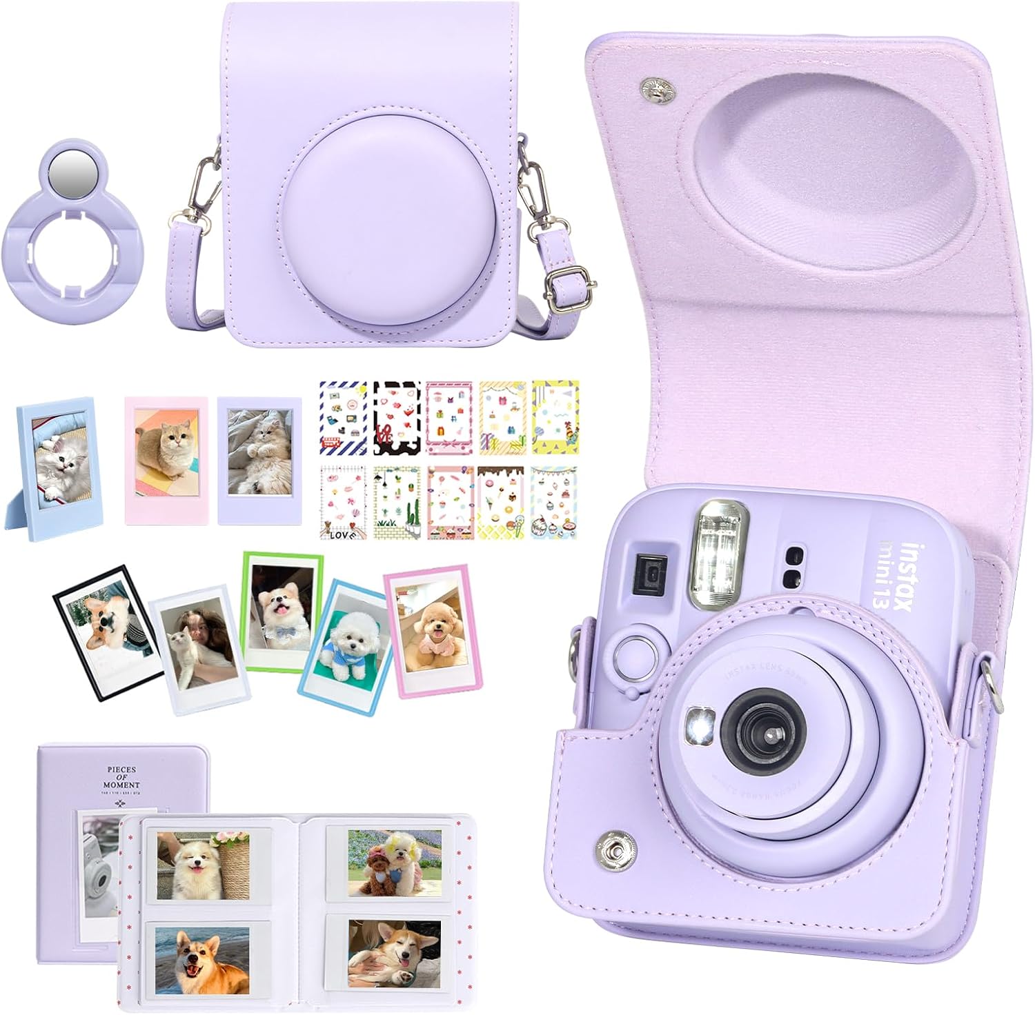 Mini 13 Kit for Fujifilm Instax Mini 13 Instant Camera, Purple