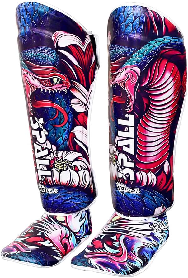 Muay Thai Guards Shin Guards for Kickboxing Martial Arts Kicking BJJ Boxing Equipment MMA Training and Sparring Leg Guard with Instep Protection Pads