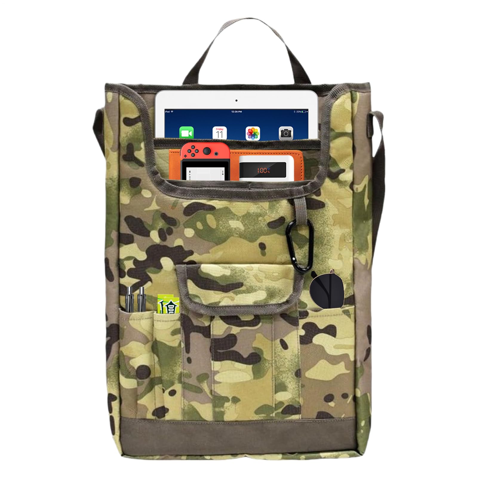 Organisateur siège arrière de voiture étanche avec porte-tablette pour voyage