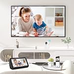 Hiseeu Indoor Security Camera, 2.4G/5G 5MP Pet Camera Baby Monitor