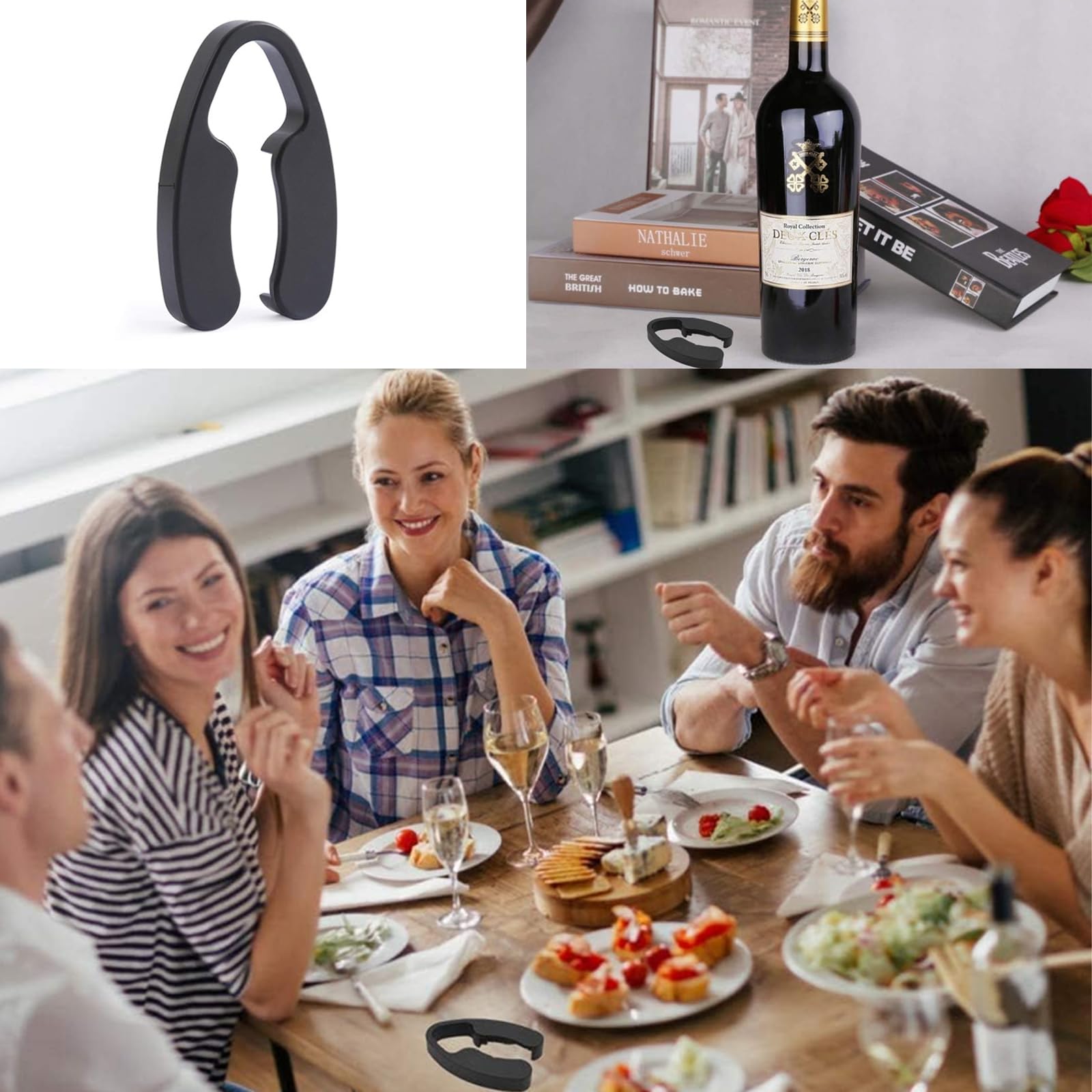 Tagliacapsule Per Vino In Acciaio Inox - Rimuovi Facilmente La Carta Stagnola Dalle Bottiglie - Design Ergonomico, Sicuro E Pratico